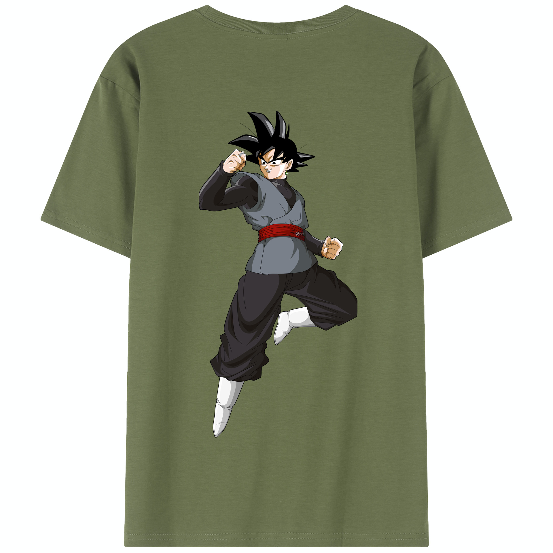 （画像用） ドラゴンボール ベジータ四世（Bejīta Yonsei）DRAGON BALL Vegeta IV 綿100％半袖Tシャツ（背面プリント）